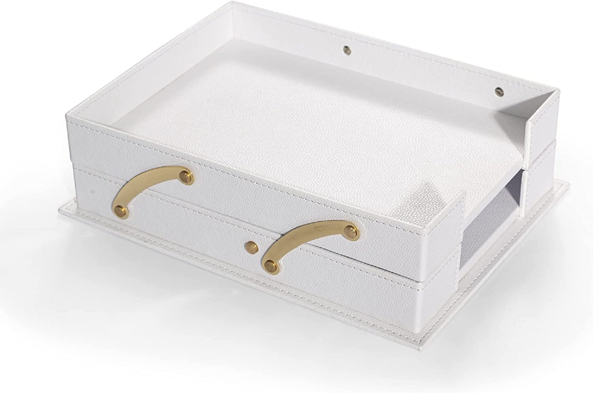 MOOG Classic Leather Desk Organizer Set – 12 Pieces